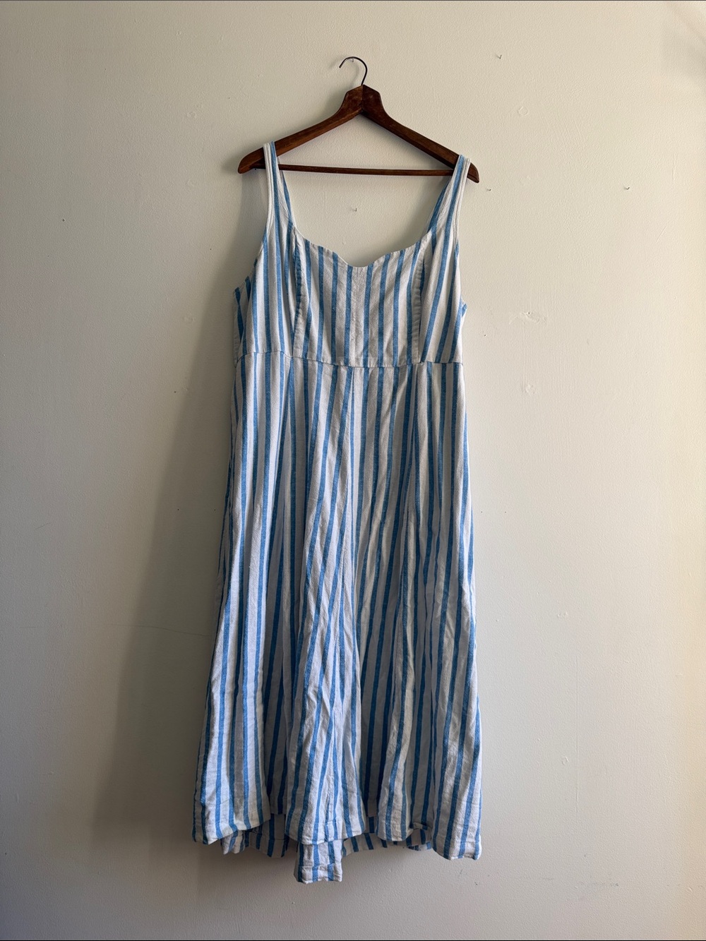 Old Navy Blue and White Striped Dress